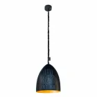 Lampada moderna a sospensione In-es.artdesign Flower S Lavagna resina Viadurini