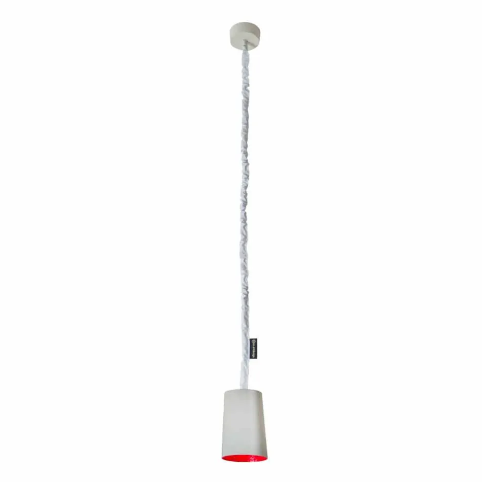 Lampada moderna a sospensione In-es.artdesign Paint Cemento verniciata Viadurini
