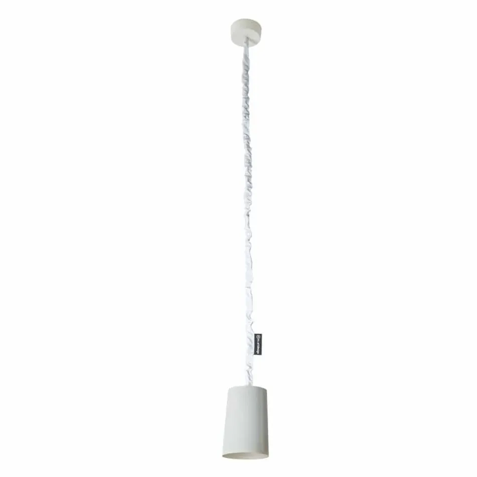 Lampada moderna a sospensione In-es.artdesign Paint Cemento verniciata Viadurini