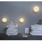 Lampada moderna da muro In-es.artdesign A. Moon in nebulite Viadurini