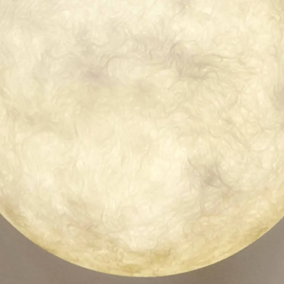 Lampada moderna da muro In-es.artdesign A. Moon in nebulite Viadurini