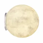 Lampada moderna da muro In-es.artdesign A. Moon in nebulite Viadurini