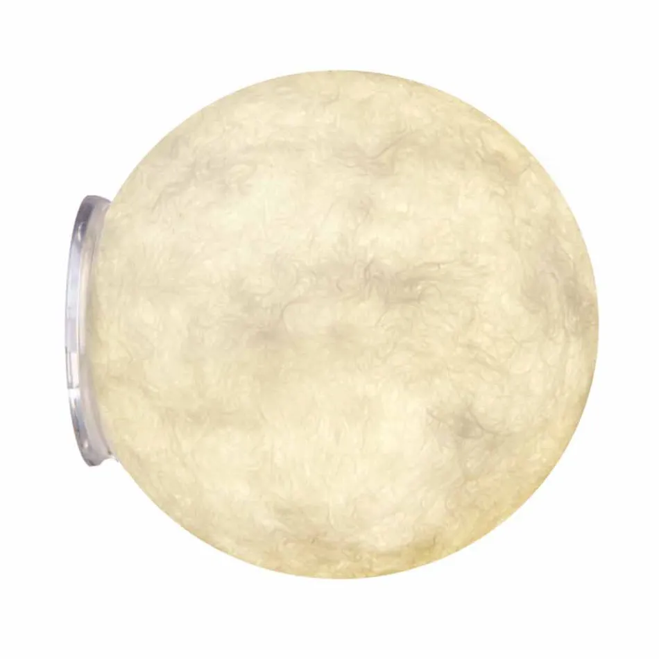 Lampada moderna da muro In-es.artdesign A. Moon in nebulite Viadurini