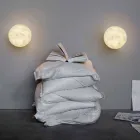 Lampada moderna da muro In-es.artdesign A. Moon in nebulite Viadurini