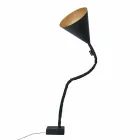 Lampada moderna da terra In-es.artdesign Flower Lavagna in resina Viadurini