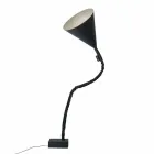 Lampada moderna da terra In-es.artdesign Flower Lavagna in resina Viadurini