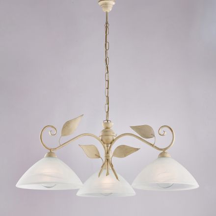 Lampada Moderna in Vetro e Metallo Made in Italy Ideale per Ogni Ambiente - Carina Viadurini
