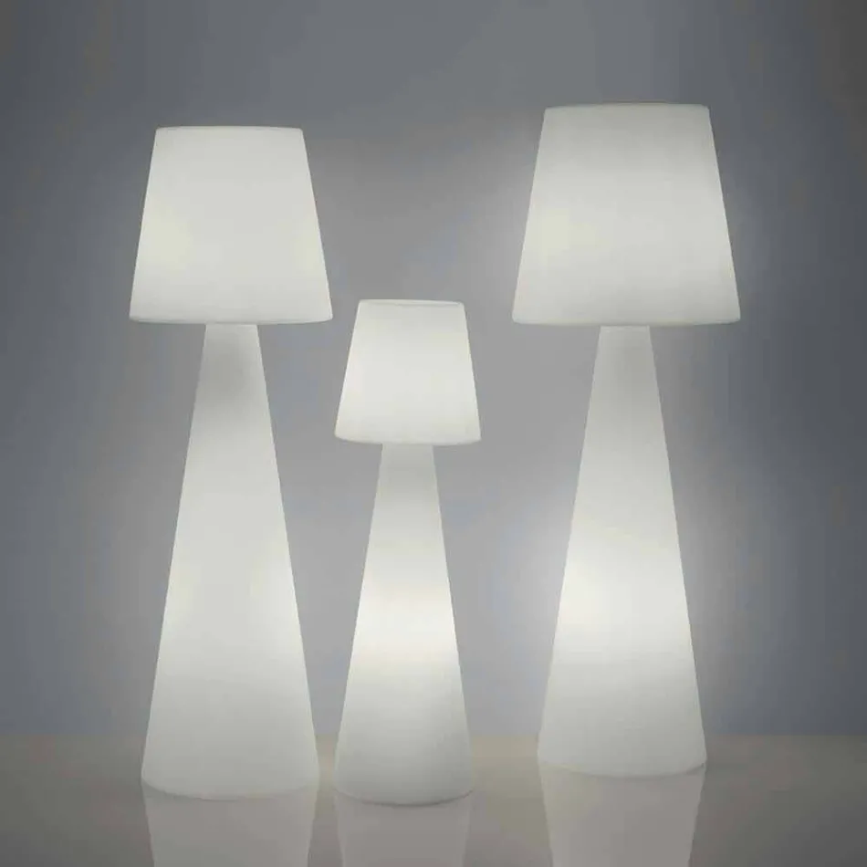 Lampada moderna per esterno Slide Pivot bianco luminoso fatta Italia Viadurini