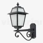 Lampada Outdoor Realizzata in Alluminio Antracite e Vetro Made in Italy - Elric Viadurini
