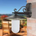 Lampada per Esterno in Alluminio Grigio Antracite Made in Italy - Belen Viadurini