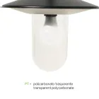 Lampada per Esterno in Alluminio Grigio Antracite Made in Italy - Belen Viadurini