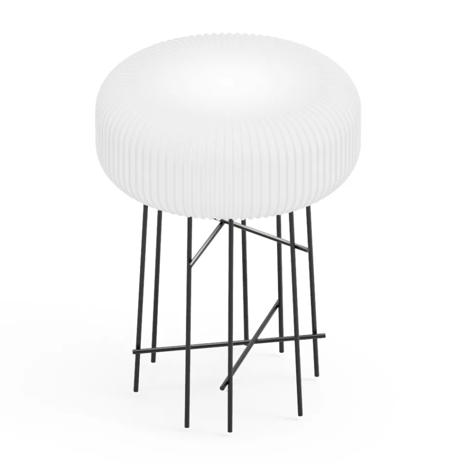 Lampada per Interni in Polietilene in Diverse Misure Made in Italy - Disco Viadurini