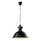 Lampada Sospensione Ceramica e Ferro Artigianale e Industriale - Industrial Viadurini