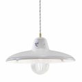 Lampada Sospensione in Ceramica Artigianale Vintage Decori a Mano - Como