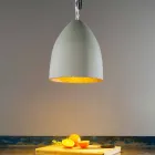 Lampada sospensione In-es.artdesign Flower S Cemento finitura cemento Viadurini