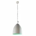 Lampada sospensione In-es.artdesign Flower S Cemento finitura cemento Viadurini