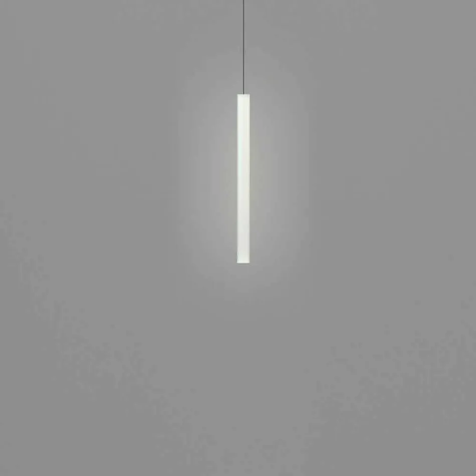 Lampada sospensione metacrilato Slide Flux Hanging sottile made Italy Viadurini