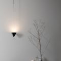 Lampada Sospesa a Filo in Alluminio Nero e Cono Grande di Design - Mercado