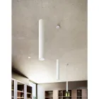 Lampada Sospesa Decorativa in Alluminio Bianco o Nero, 2 Pezzi - Rebolla Viadurini