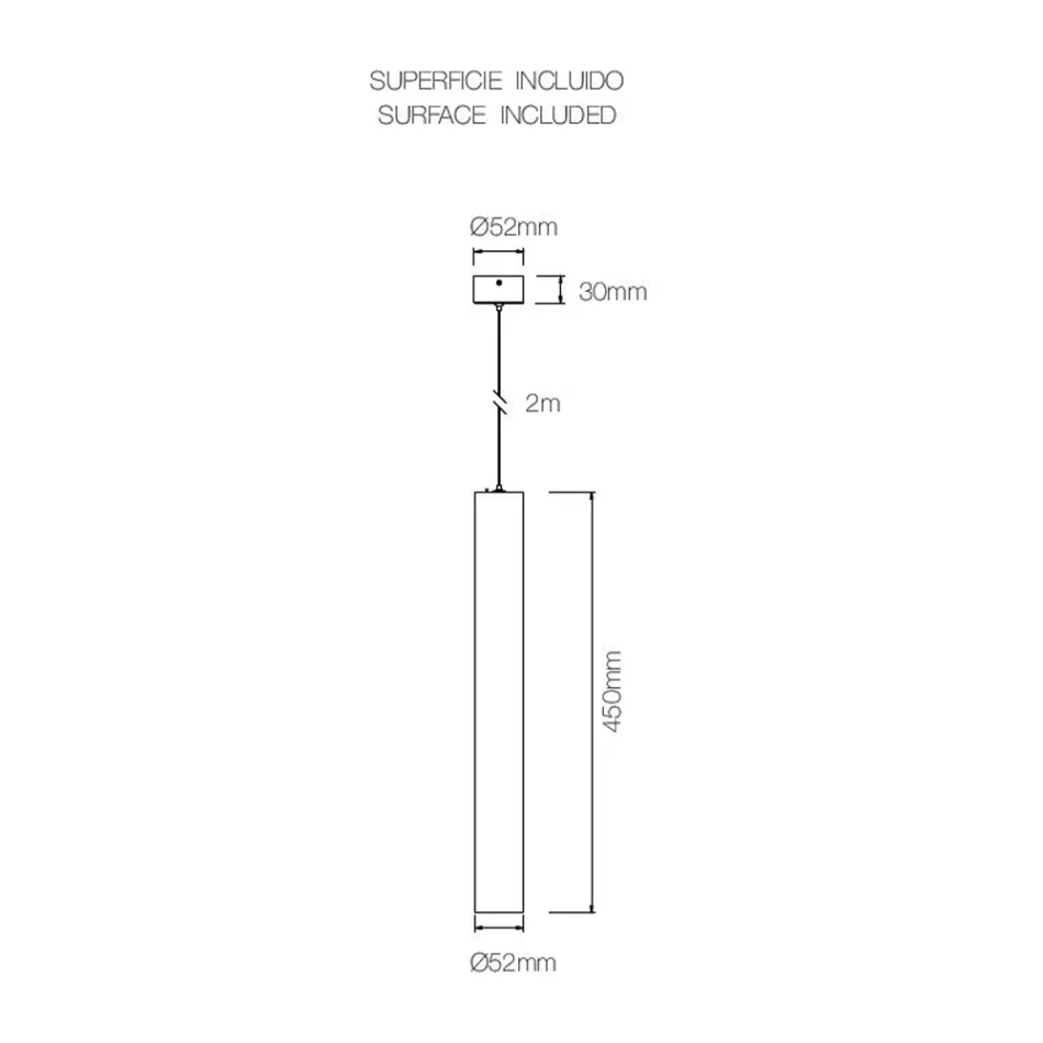 Lampada Sospesa Decorativa in Alluminio Bianco o Nero, 2 Pezzi - Rebolla Viadurini