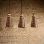Lampada Sospesa di Design in Acciaio Made in Italy – Cervino Aldo Bernardi Viadurini