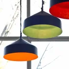 Lampada sospesa di design In-es.artdesign Cyrcus Lavagna in resina Viadurini