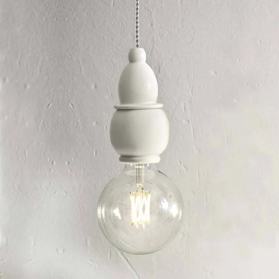 Lampada Sospesa in Ceramica con Attacco E27 – Fate Aldo Bernardi Viadurini