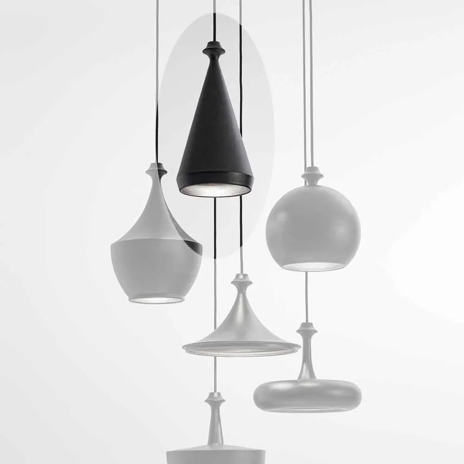 Lampada Sospesa in Ceramica di Design – Lustrini L2 Aldo Bernardi Viadurini