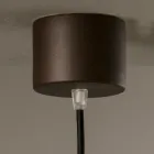 Lampada Sospesa in Ceramica e Rame Realizzata a Mano in Italia - Toscot Match Viadurini
