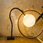 Lampada stelo flessibile da terra In-es.artdesign Micro Luna nebulite Viadurini