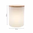 Lampada Tavolino da Esterno o Interno Design a Led, Solare o E27 - Tamburostar Viadurini
