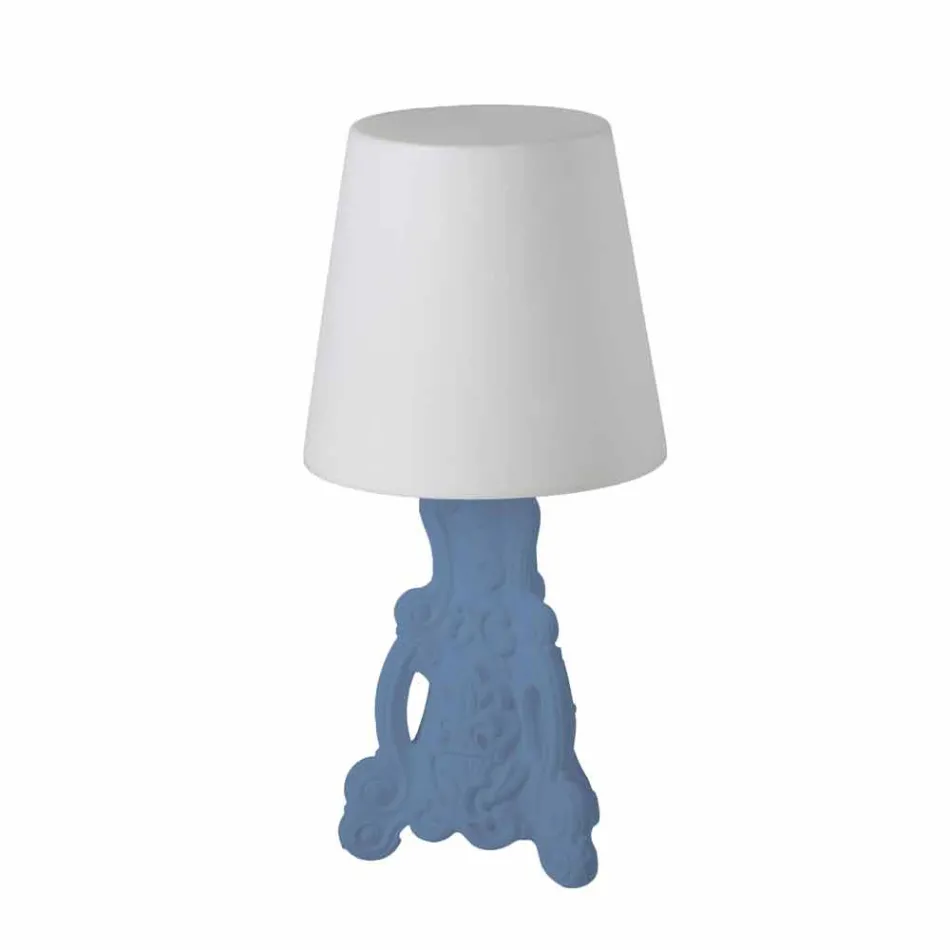 Lampada tavolo colorata Slide Lady of Love design moderno made Italy Viadurini