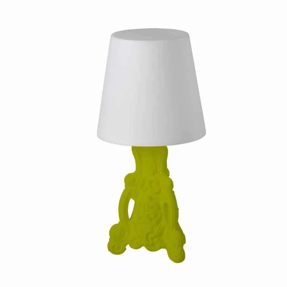 Lampada tavolo colorata Slide Lady of Love design moderno made Italy Viadurini
