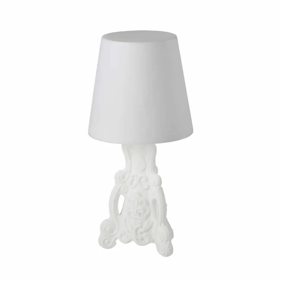 Lampada tavolo colorata Slide Lady of Love design moderno made Italy Viadurini