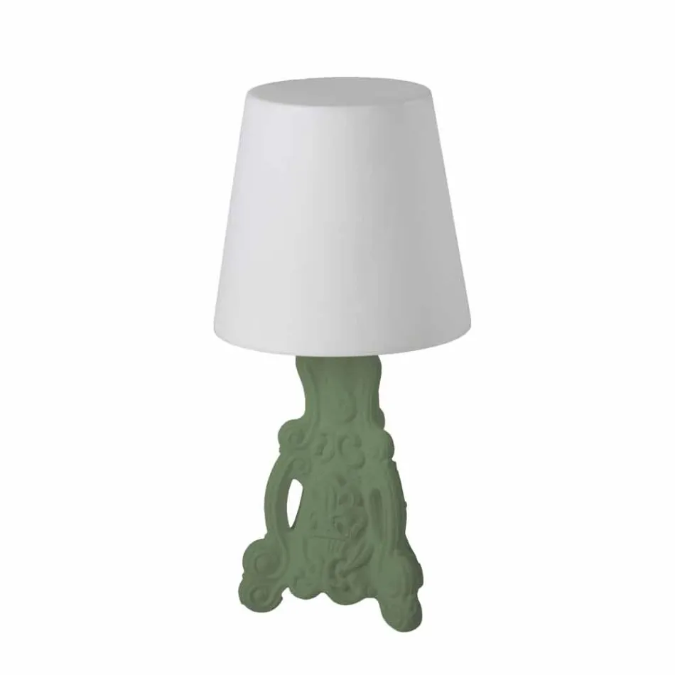 Lampada tavolo colorata Slide Lady of Love design moderno made Italy Viadurini