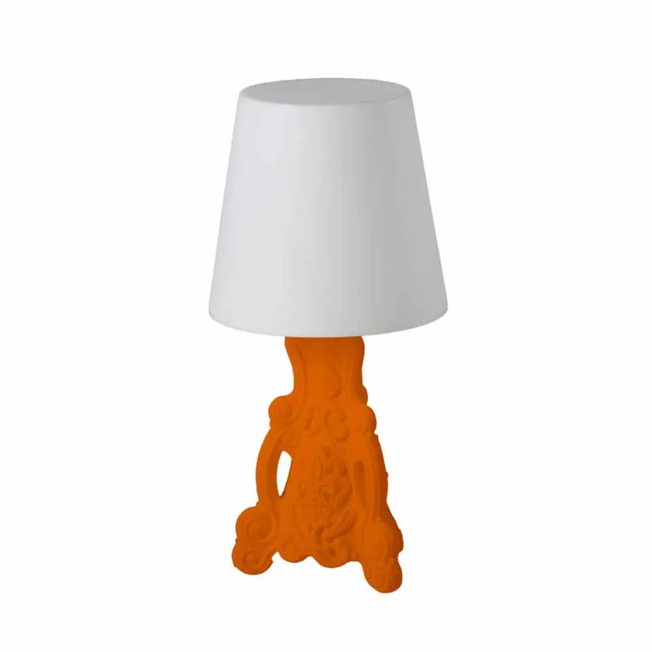 Lampada tavolo colorata Slide Lady of Love design moderno made Italy Viadurini