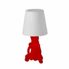 Lampada tavolo colorata Slide Lady of Love design moderno made Italy Viadurini