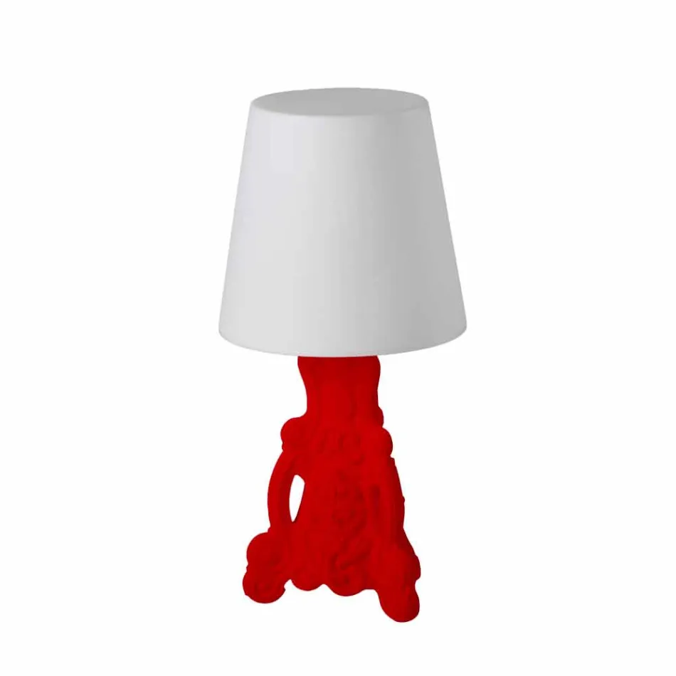 Lampada tavolo colorata Slide Lady of Love design moderno made Italy Viadurini
