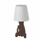 Lampada tavolo colorata Slide Lady of Love design moderno made Italy Viadurini