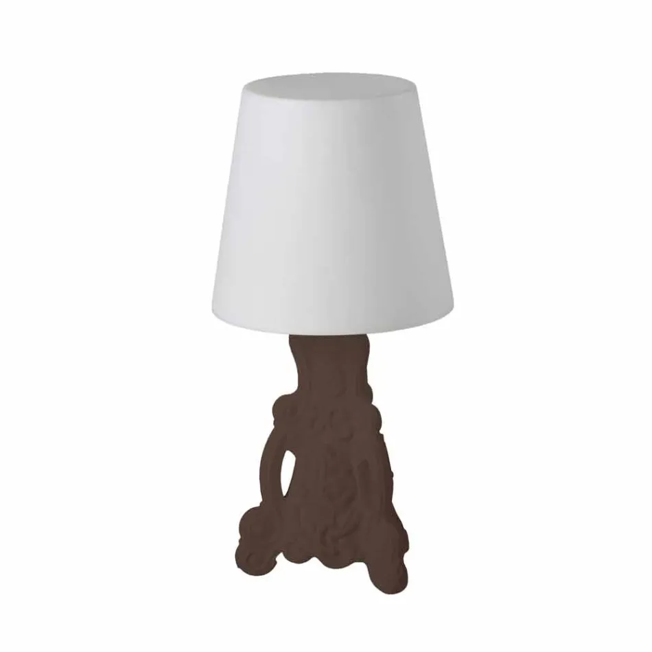 Lampada tavolo colorata Slide Lady of Love design moderno made Italy Viadurini