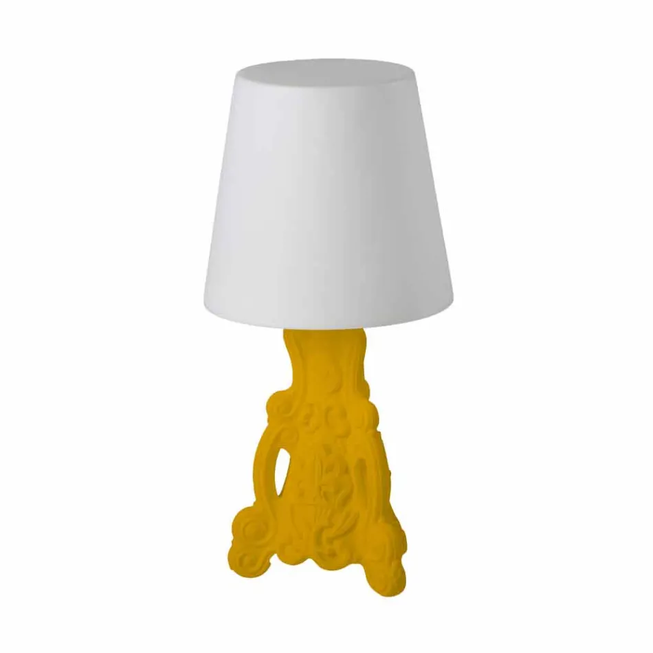 Lampada tavolo colorata Slide Lady of Love design moderno made Italy Viadurini