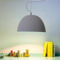 Lampada verniciata a sospensione In-es.artdesign H2o Cemento moderna