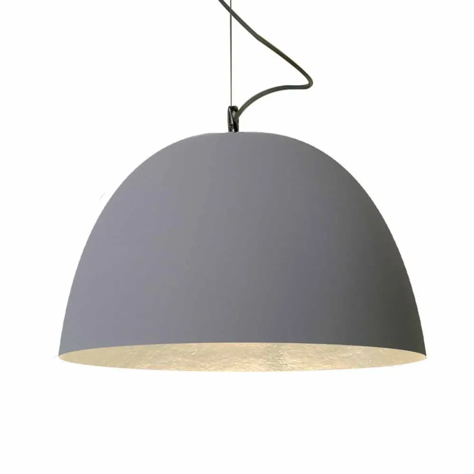 Lampada verniciata a sospensione In-es.artdesign H2o Cemento moderna Viadurini