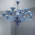 Lampadario 12 Luci Artigianale in Vetro Veneziano Made in Italy - Ismail