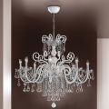 Lampadario 8 Luci in Vetro Veneziano Made in Italy Classico - Fiorentino
