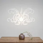 Lampadario a Sospensione in Plexiglass Bianco Design Riciclabile - Sancio Viadurini