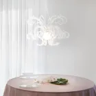 Lampadario a Sospensione in Plexiglass Bianco o Nero Riciclabile - Sancio Viadurini