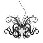 Lampadario a Sospensione in Plexiglass Bianco o Nero Riciclabile - Sancio Viadurini
