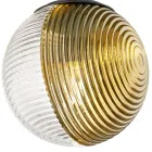 Lampadario con 6 Luci in Vetro Soffiato a Forma di Sfera Made in Italy - Prilla Viadurini