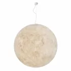 Lampadario di moderno design In-es.artdesign Luna bianco in nebulite Viadurini